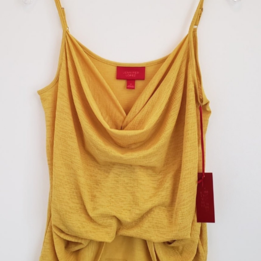 Nwt Jennifer Lopez Gold Cami From Kohl's Size medium. Retails $48. Selling Cheap